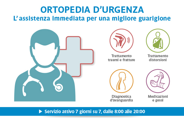 Clinica Privata Villalba: Ortopedia D'Urgenza attiva 7 giorni su 7