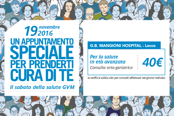 G.B. Mangioni Hospital: il 19 novembre, giornata dedicata alla salute osteoarticolare per gli over 65
